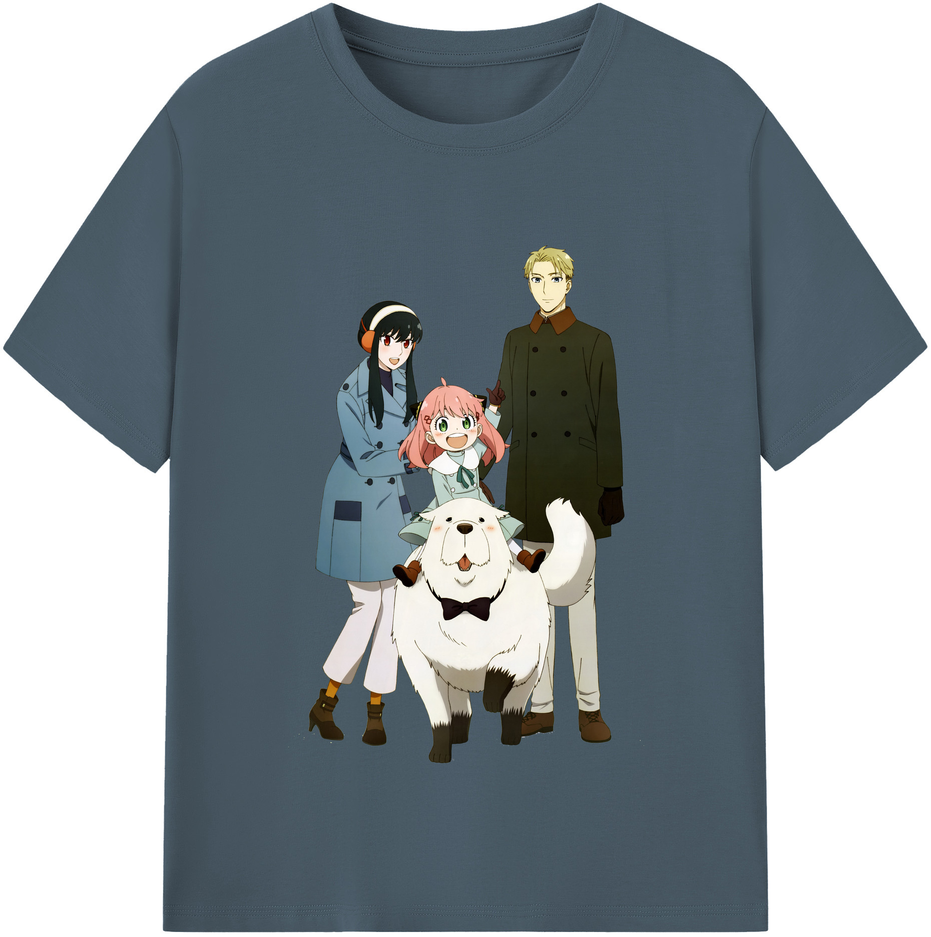 （画像用） SPY×FAMILY间谍家家酒 綿100％半袖Tシャツ（フロントプリント）